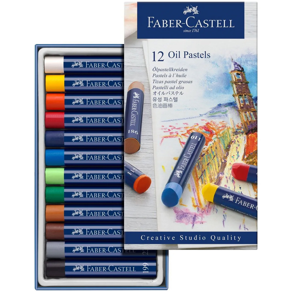 Faber-Castell: Olajpasztellkréta 12db-os szett kép 2