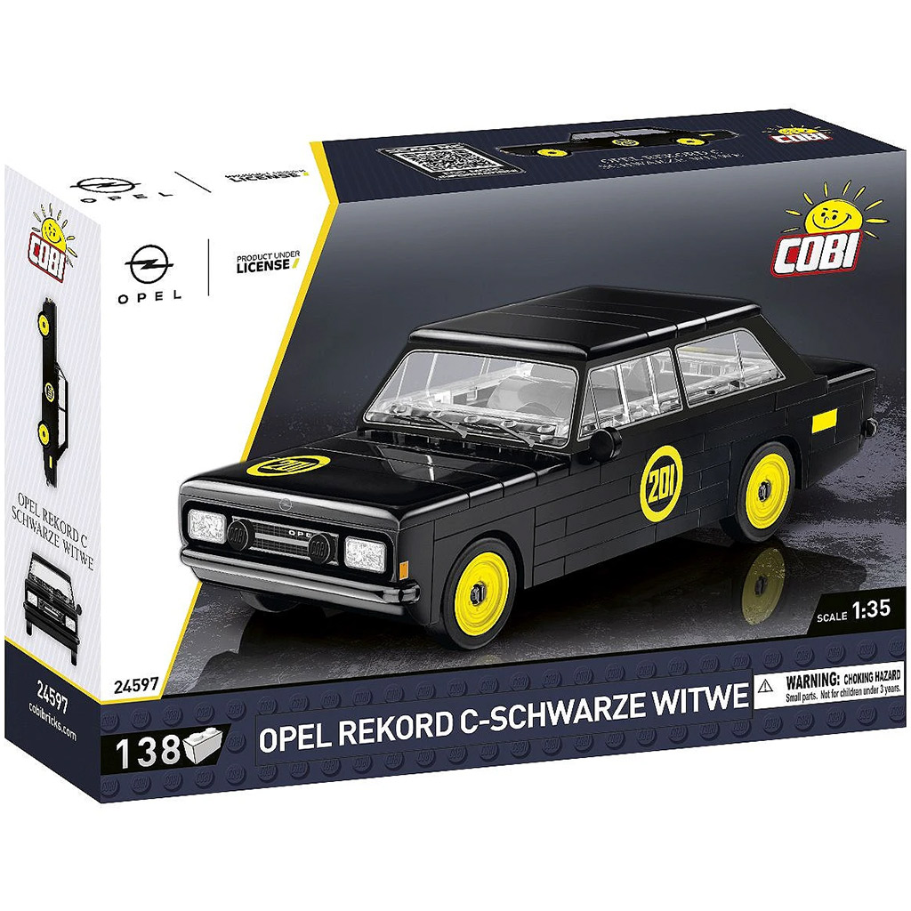 COBI: Opel Rekord C Fekete Özvegy építőjáték (24597) kép 1