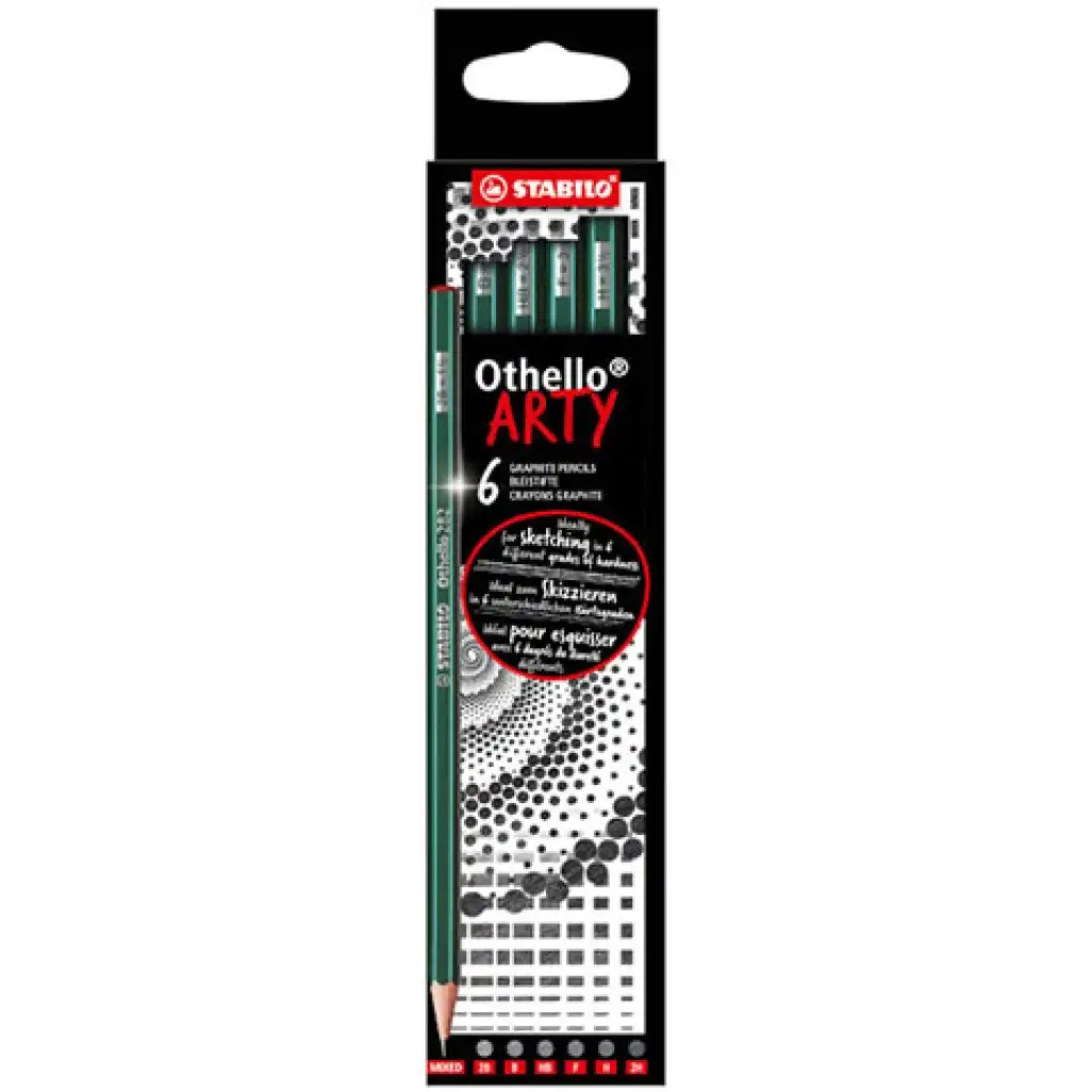 Stabilo: Othello Arty Mix grafit ceruza szett 6db-os kép 1