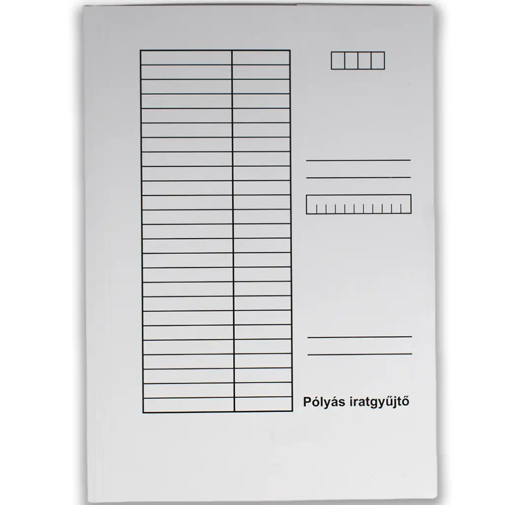 Fehér pólyás dosszié A/4 230g kép 1