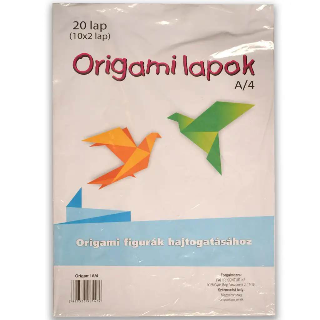 Origami lapok A/4-es 20 db-os kép 1