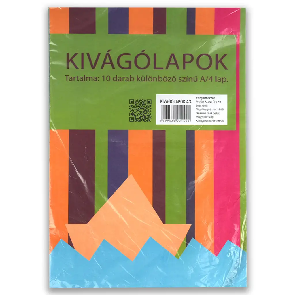 Enyvezetlen kivágólap szett A/4-es 10db-os kép 1
