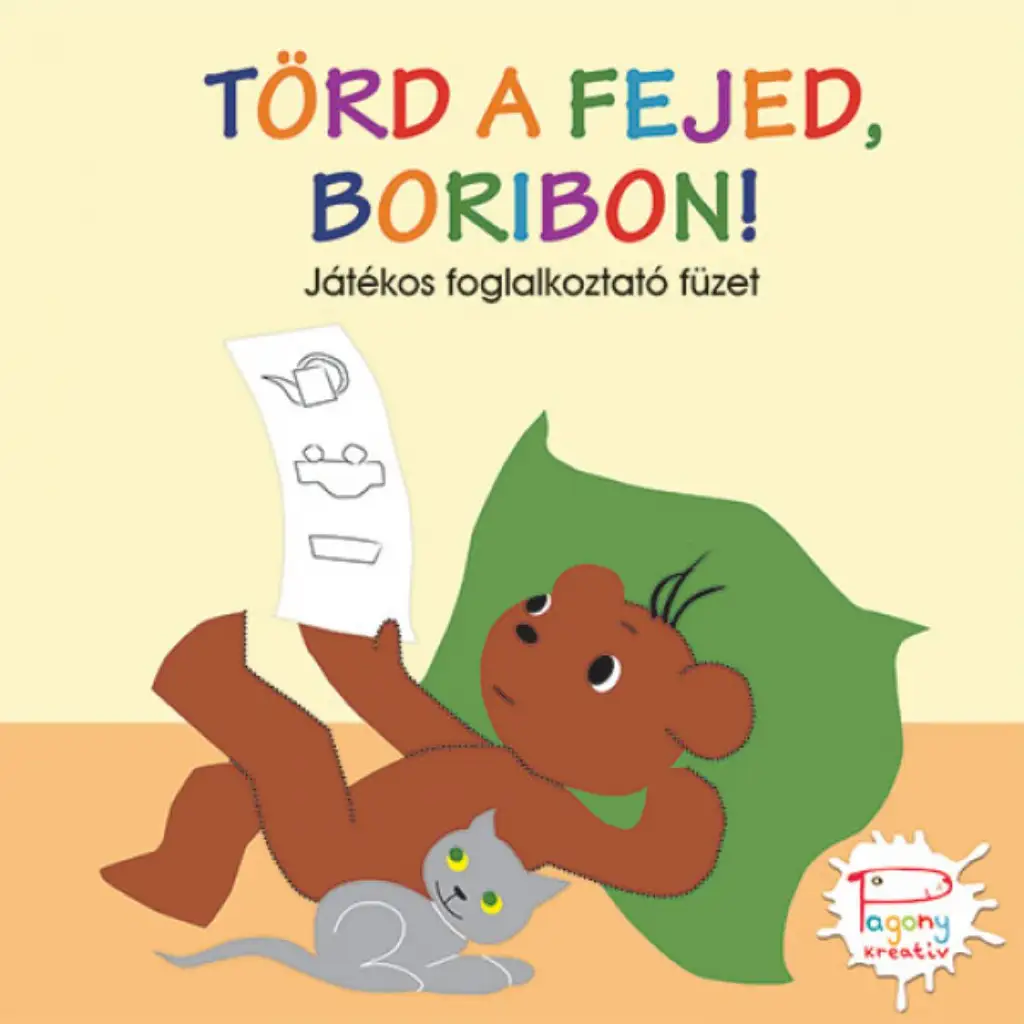 Törd a fejed Boribon játékos foglalkoztató - Pagony kép 1