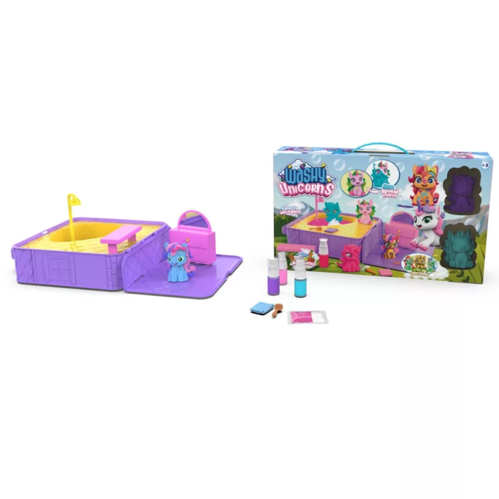 Washy Friends: Color Reveal Pancsoló unikornisok jacuzzival kép 2