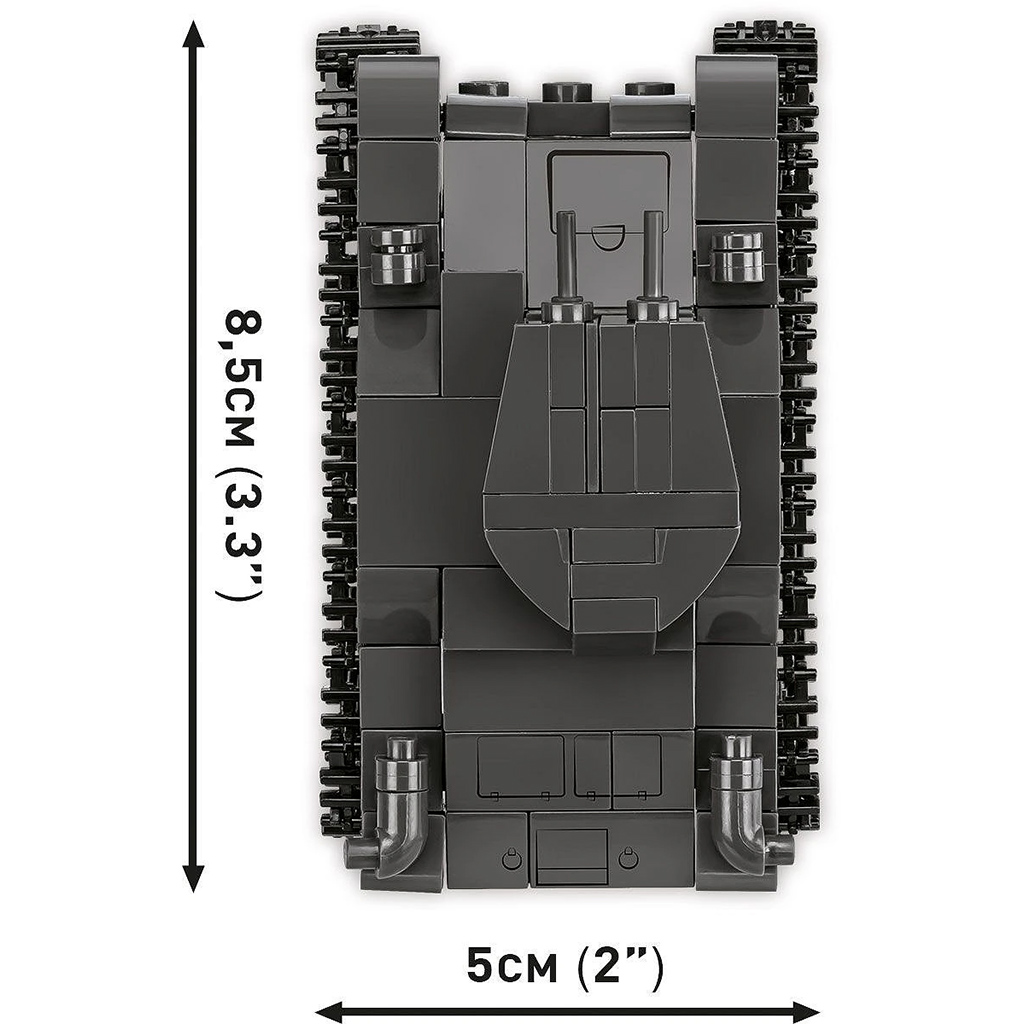 COBI: Panzer I, Renault R35 és Valentine IX – 3 az 1-ben építőjáték (2740) kép 4