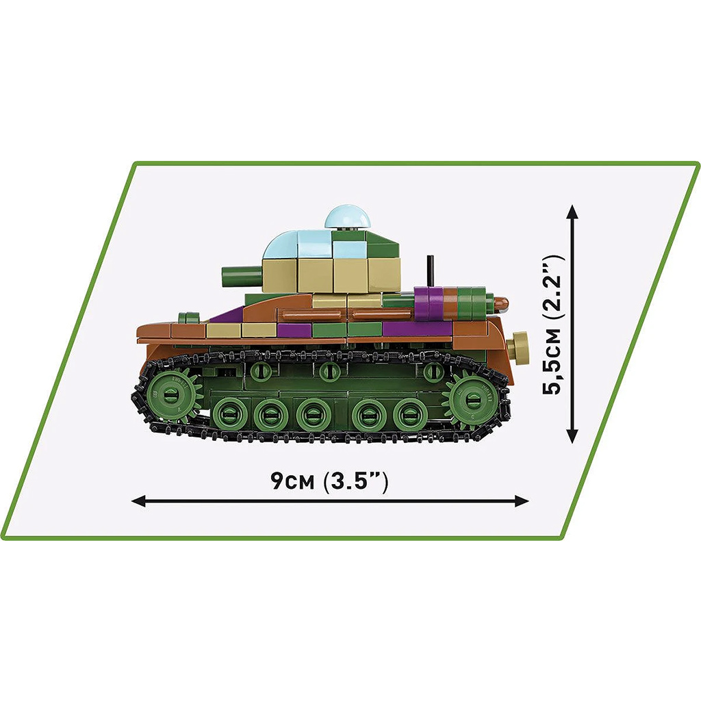 COBI: Panzer I, Renault R35 és Valentine IX – 3 az 1-ben építőjáték (2740) kép 6