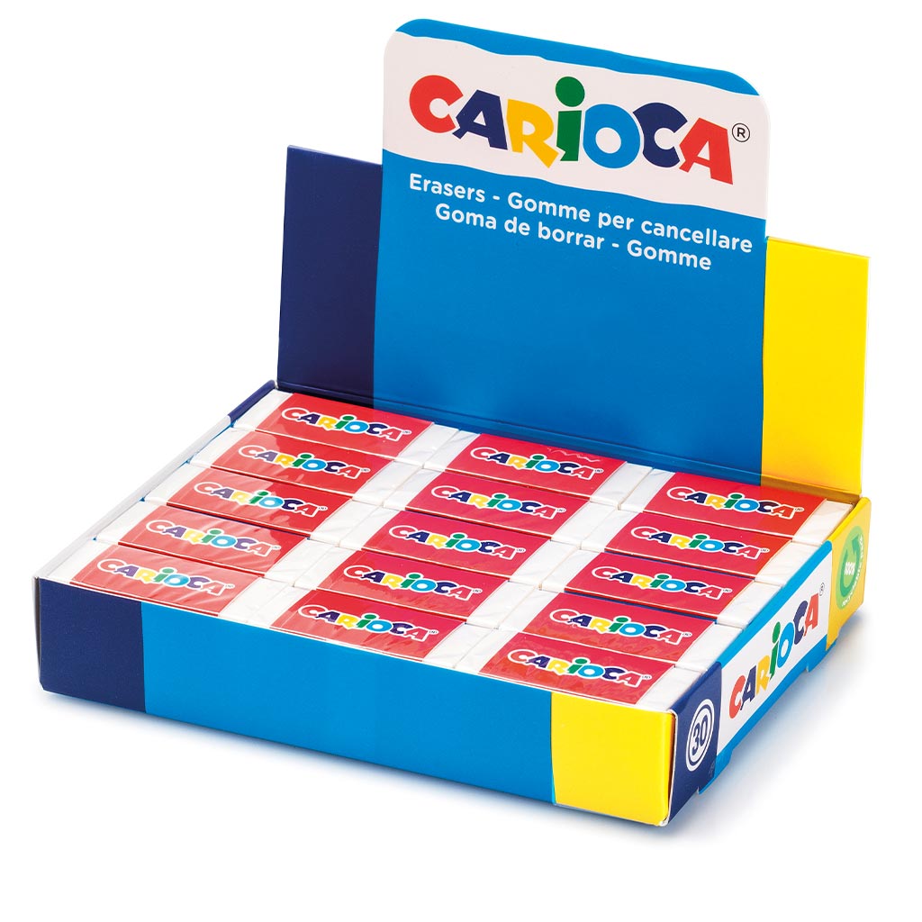 Papírtokos radír 1db - Carioca kép 1
