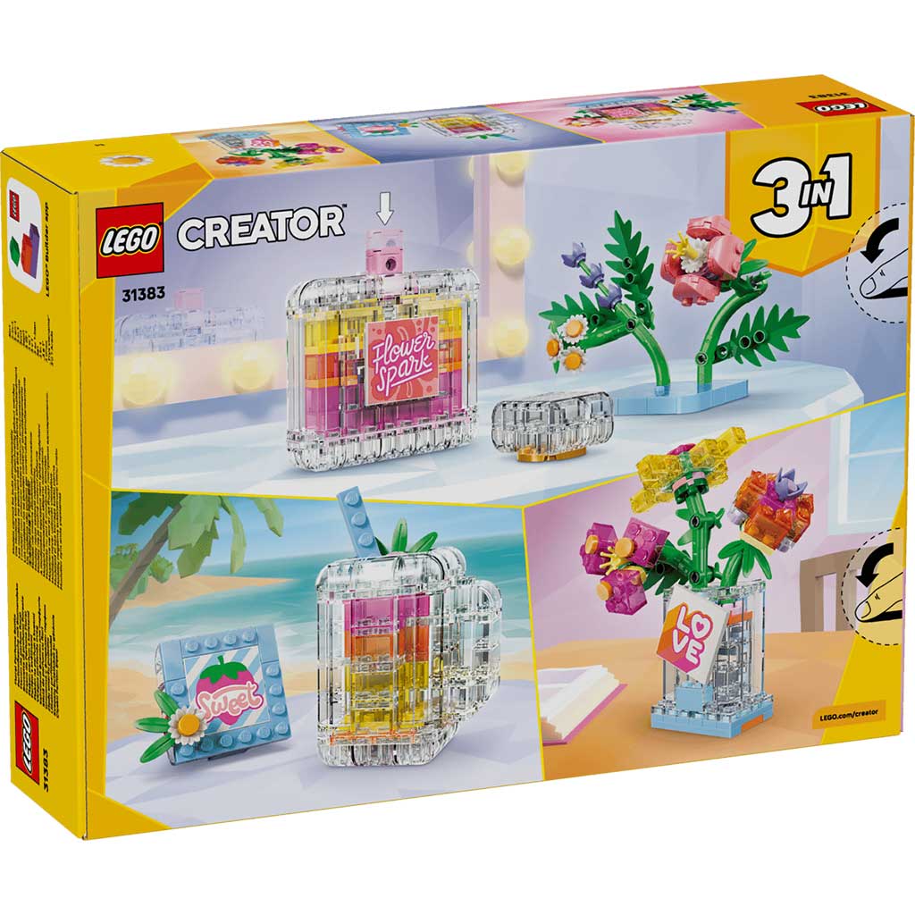 LEGO® Creator: Parfümös üveg és virágos dekoráció (31383) kép 7