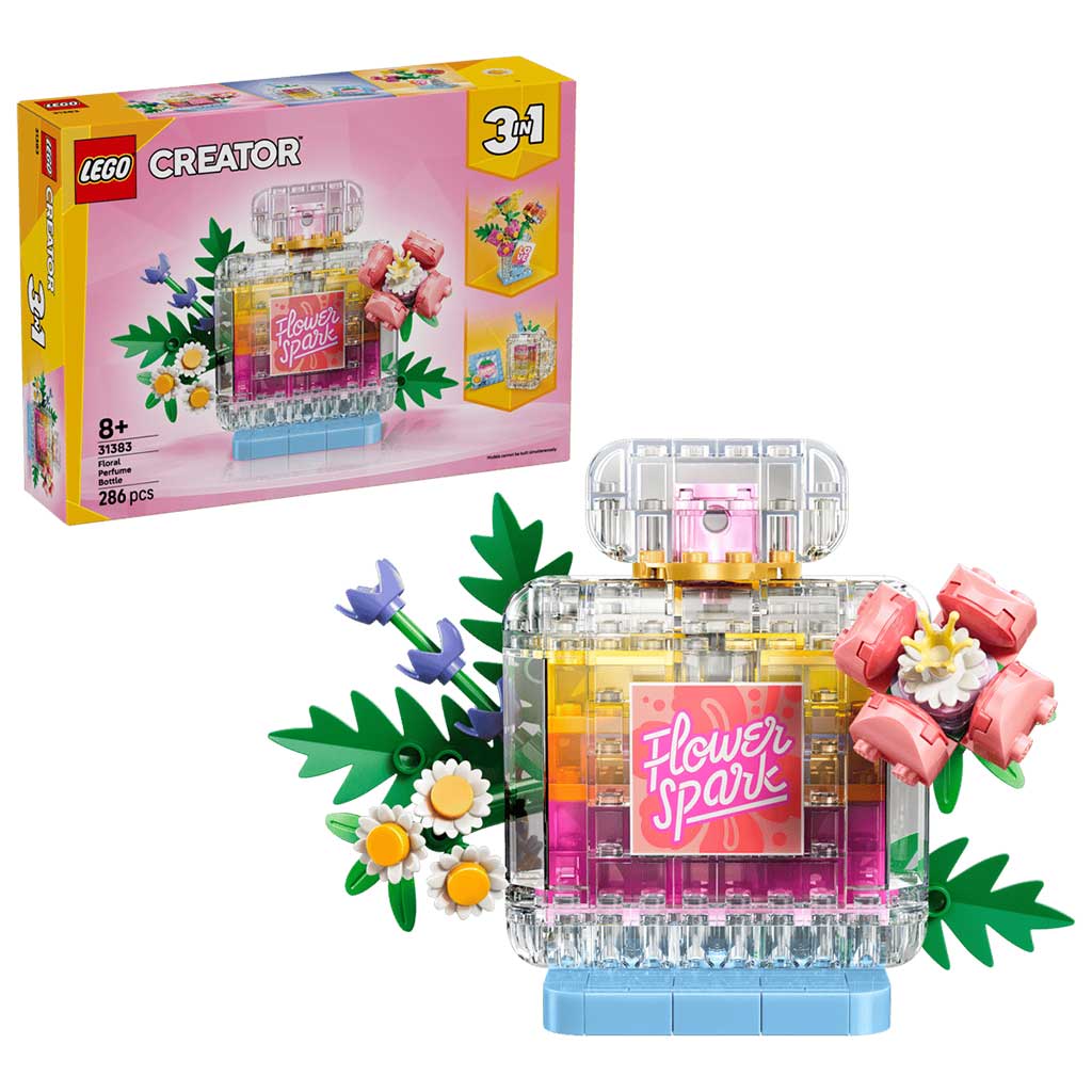 LEGO® Creator: Parfümös üveg és virágos dekoráció (31383) kép 1