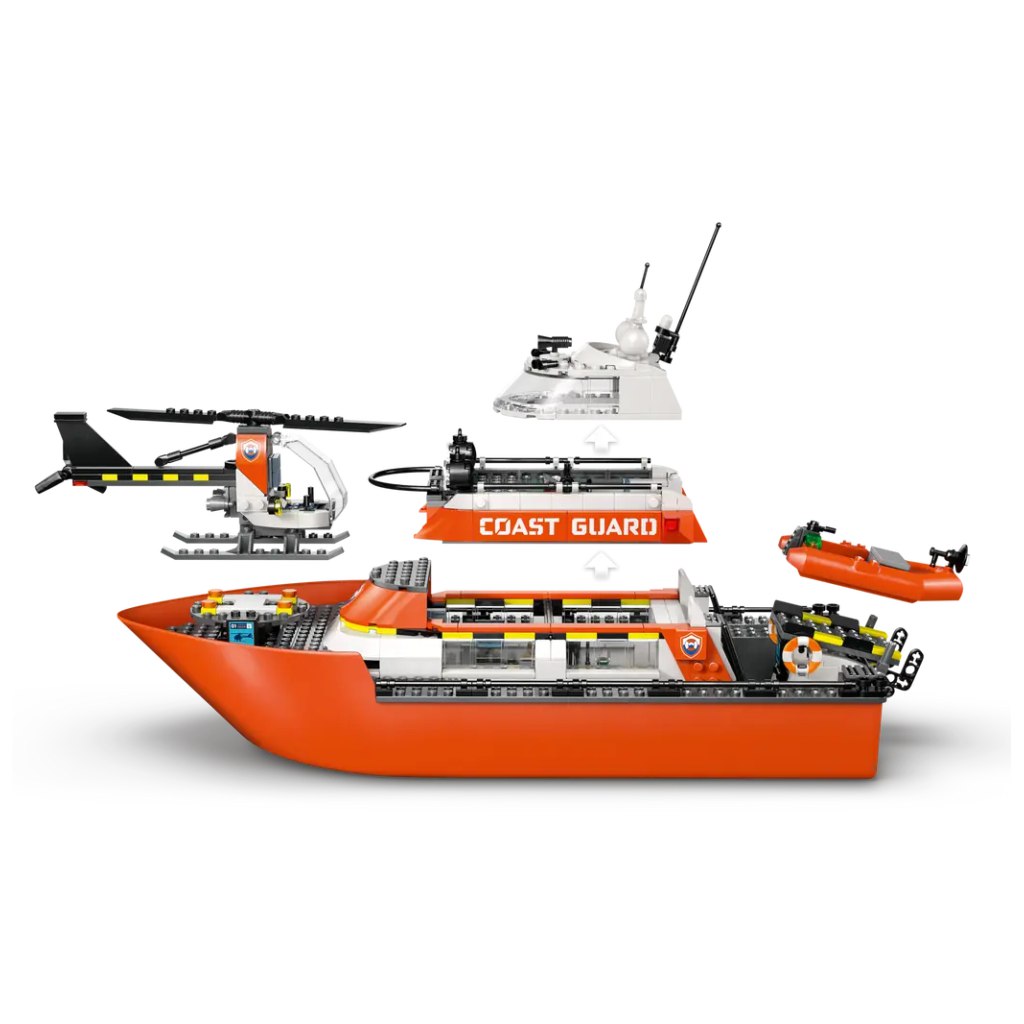 LEGO® City: Parti őrség mentőcsónak és helikopter (60504) kép 3
