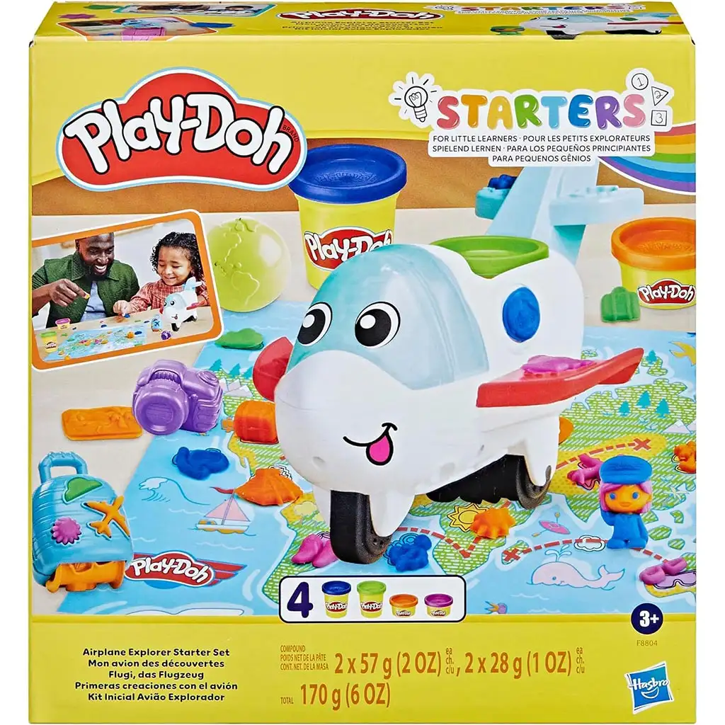 Play-Doh: Airplane Explorer kezdőkészlet gyurmaszett - Hasbro kép 1