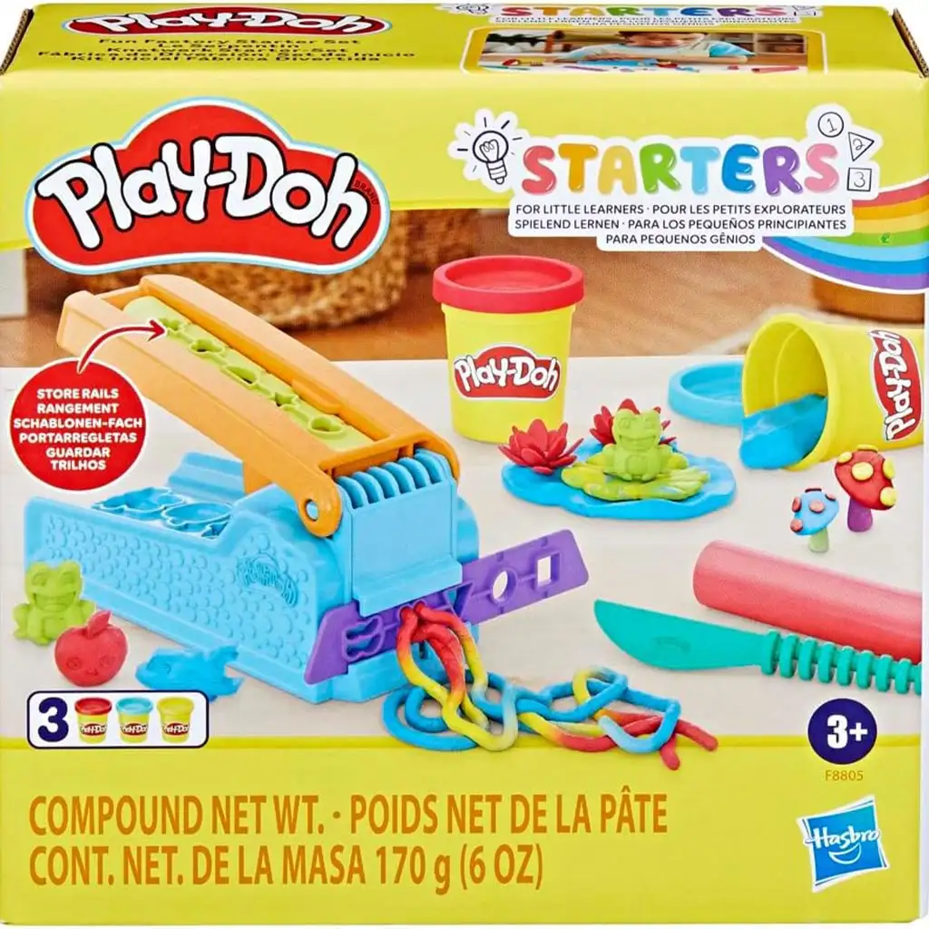 Play-Doh: Fun Factory kezdő szett 3 tégely gyurmával 170g kép 1