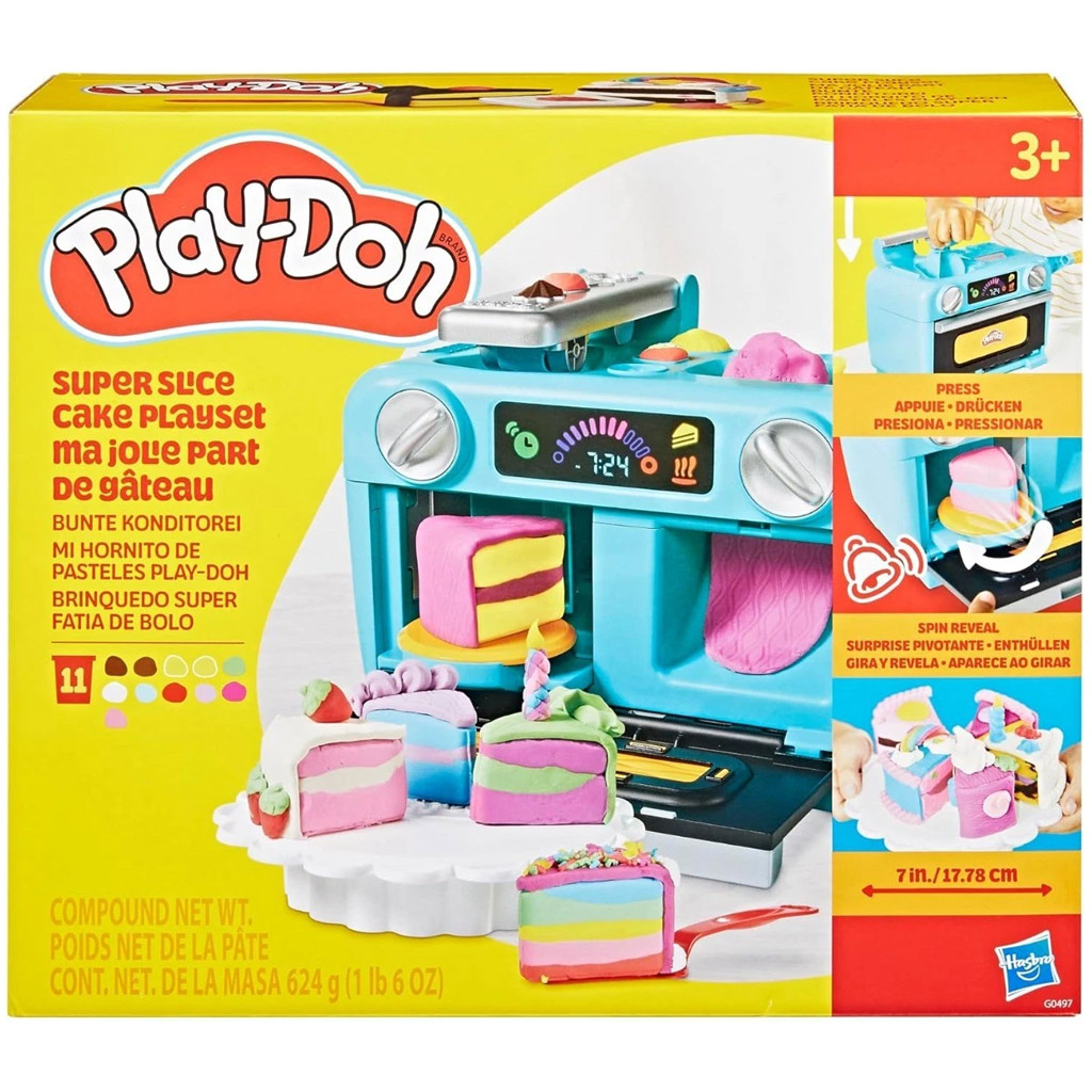 Play-Doh: Csodás tortaszelet gyurma szett 624gr - Hasbro kép 1