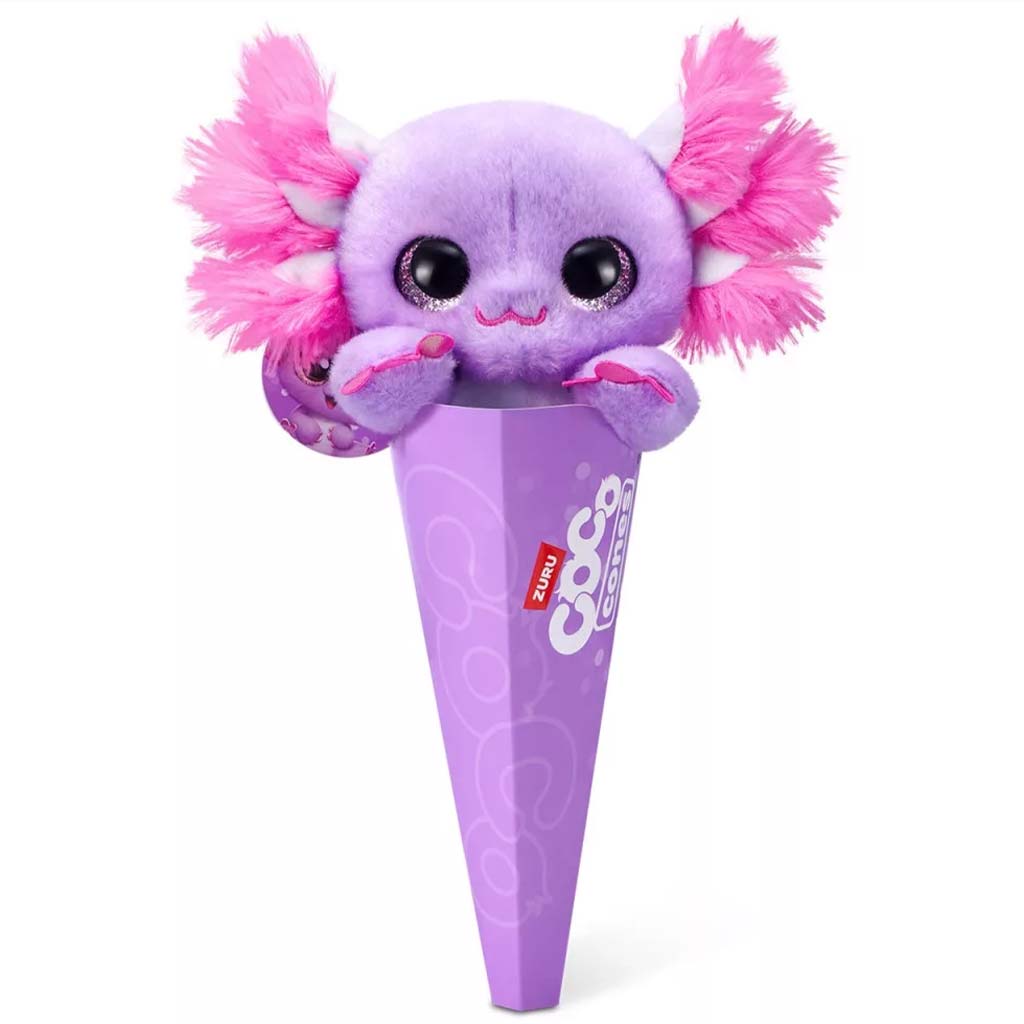 Coco Cones Originals Pebbles axolotl plüssfigura 1. sorozat - Zuru kép 1