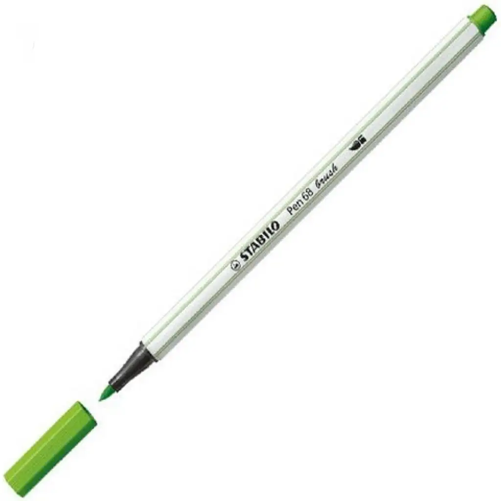 Stabilo: Pen 68 brush ecsetfilc fűzöld kép 1