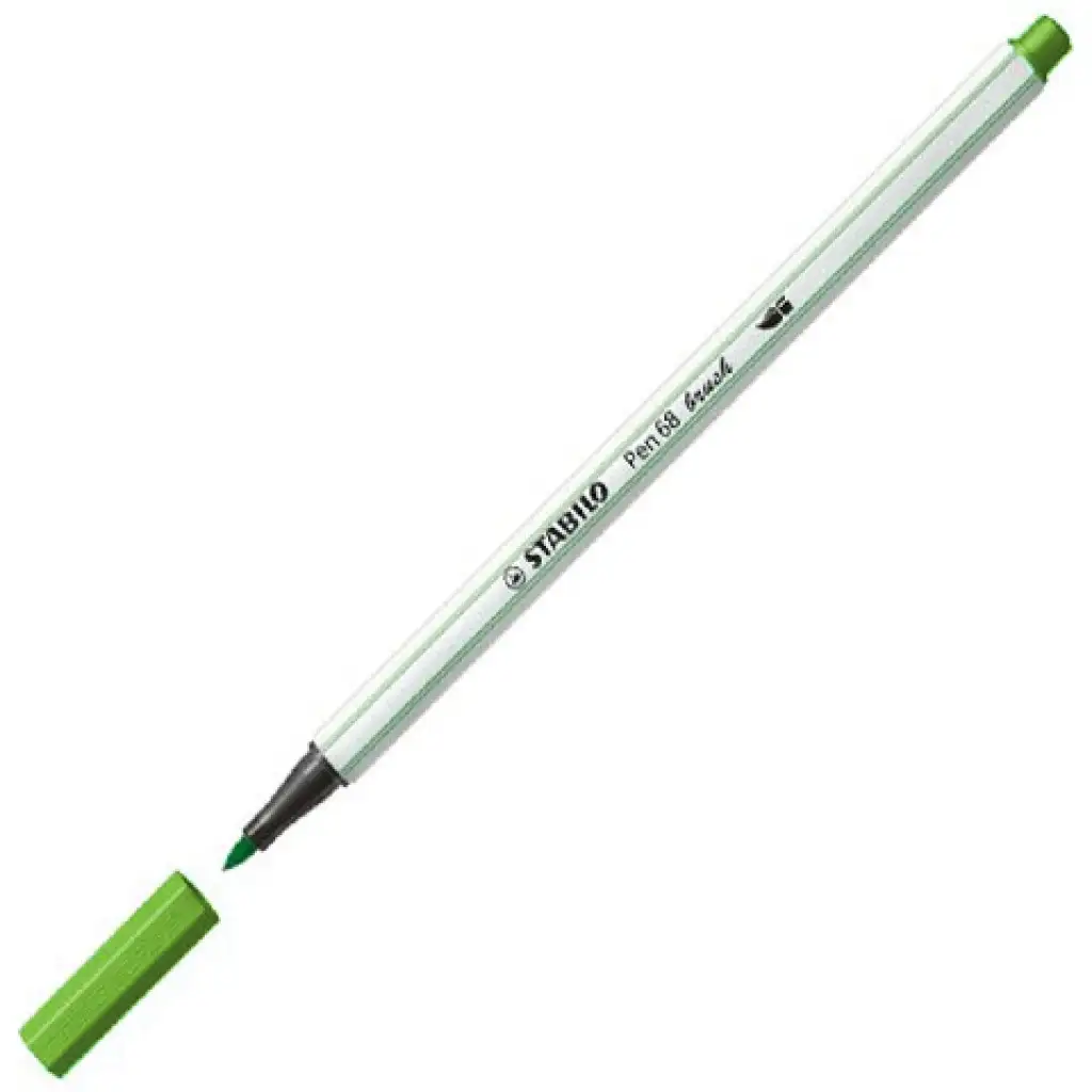 Stabilo: Pen 68 brush ecsetfilc világoszöld kép 1