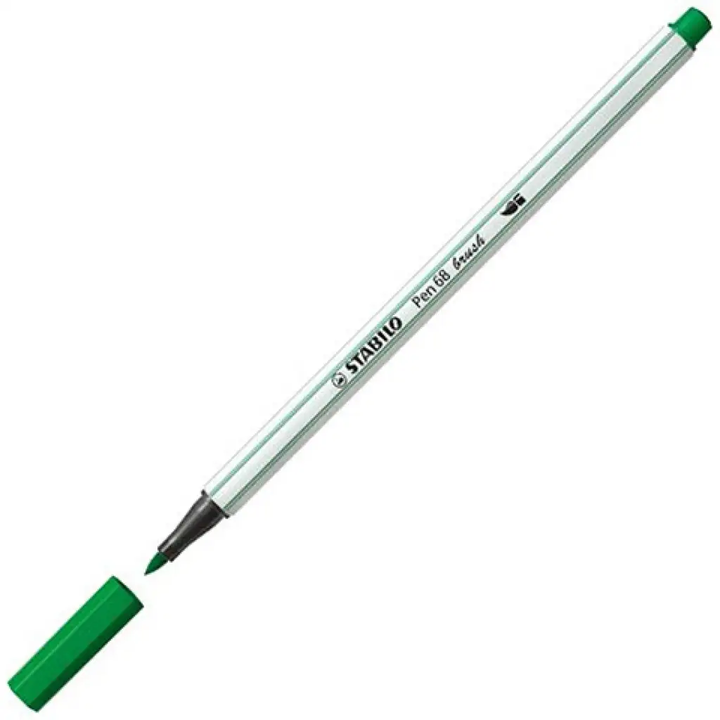 Stabilo: Pen 68 brush ecsetfilc zöld kép 1