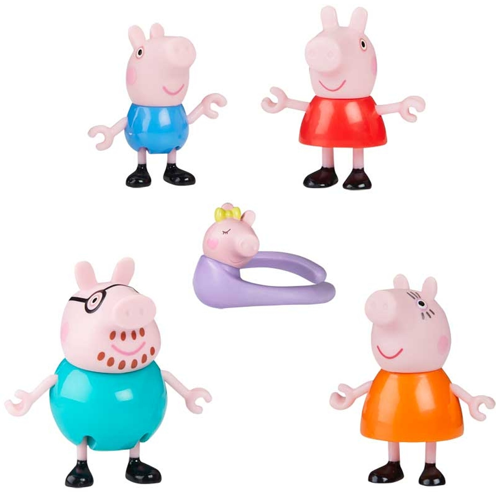 Peppa Malac: Peppa ötfős családja játékfigura szett - Hasbro kép 2
