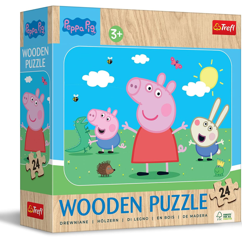 Peppa malac 24db-os fa puzzle - Trefl kép 1