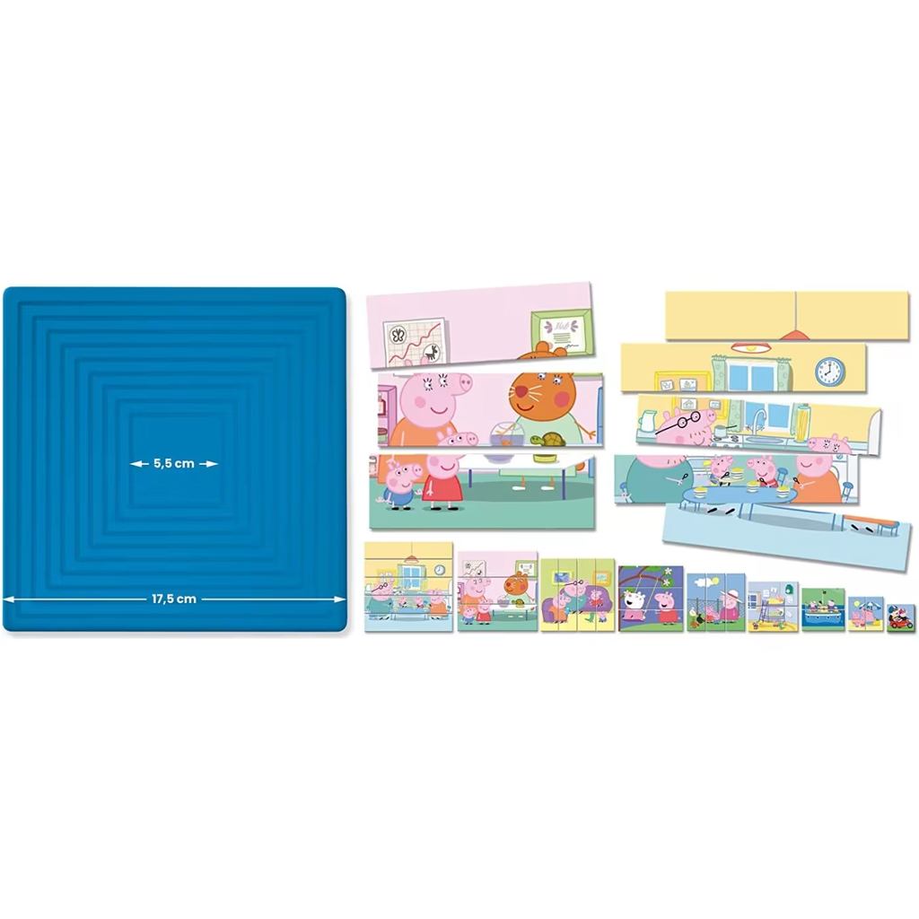 Peppa malac 8 az 1-ben 25db-os progresszív puzzle - Lisciani kép 2