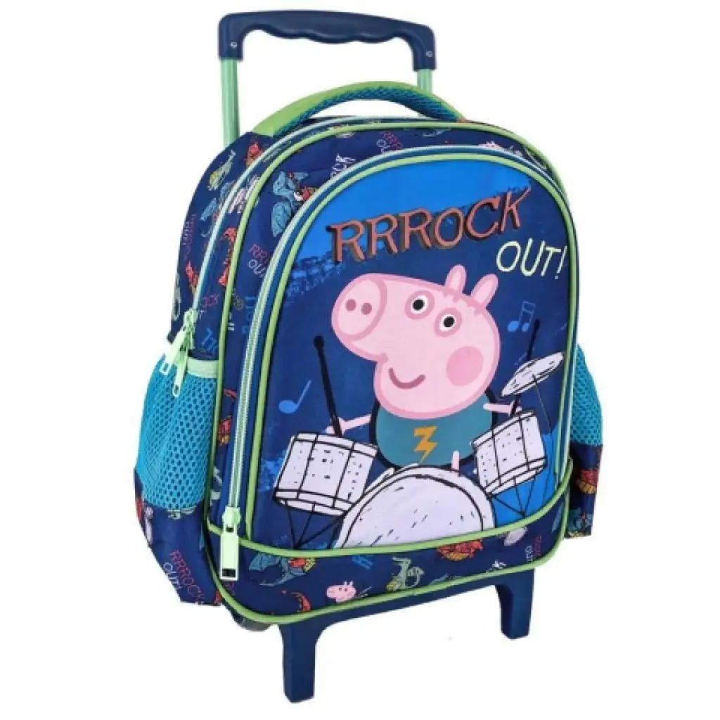 Peppa Malac: Zsoli dobol húzható ovis hátizsák kép 1