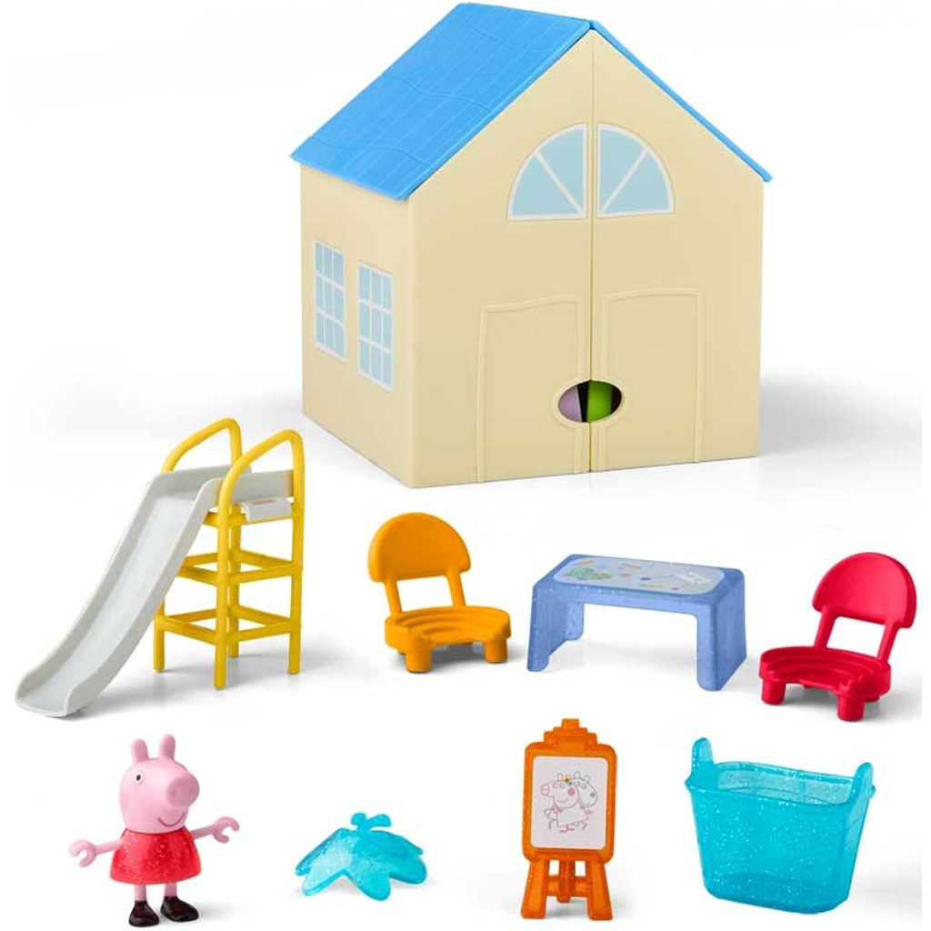 Peppa Malac: Peppa kinyitható ovis csoportja játékszett - Hasbro kép 3