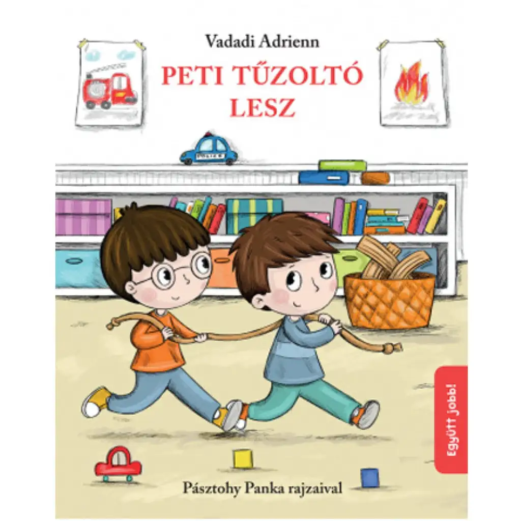 Peti tűzoltó lesz mesekönyv kép 1