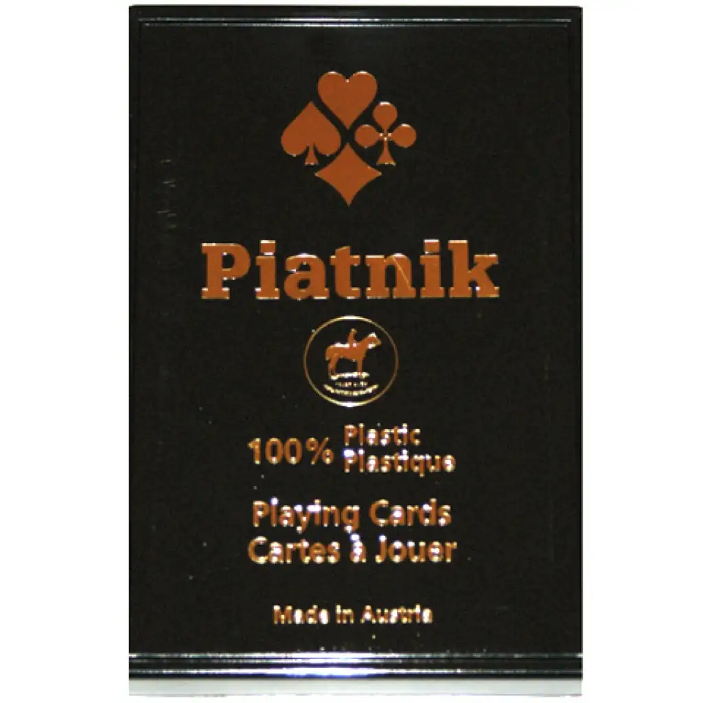 100% plasztik römikártya 1*55 lap - Piatnik kép 1