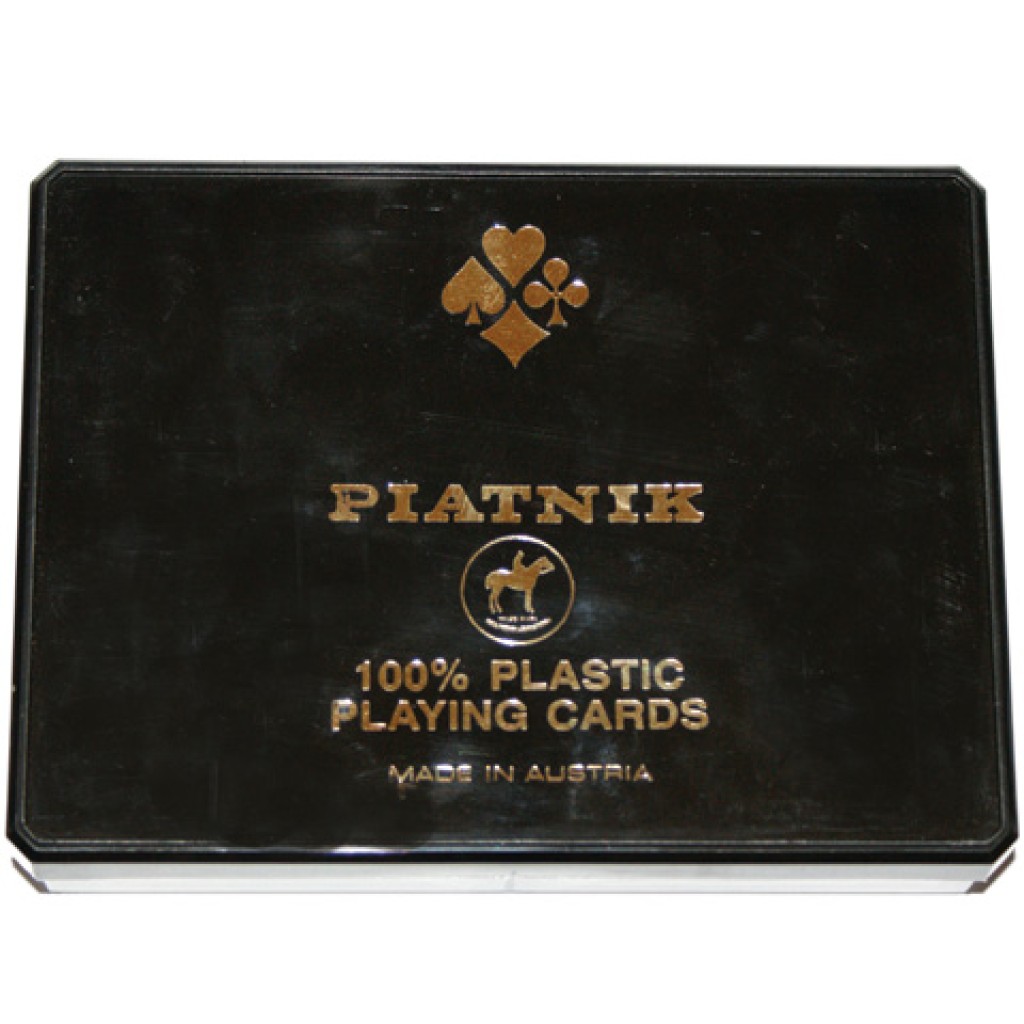 100% plasztik römi 2*55 lap - Piatnik kép 1