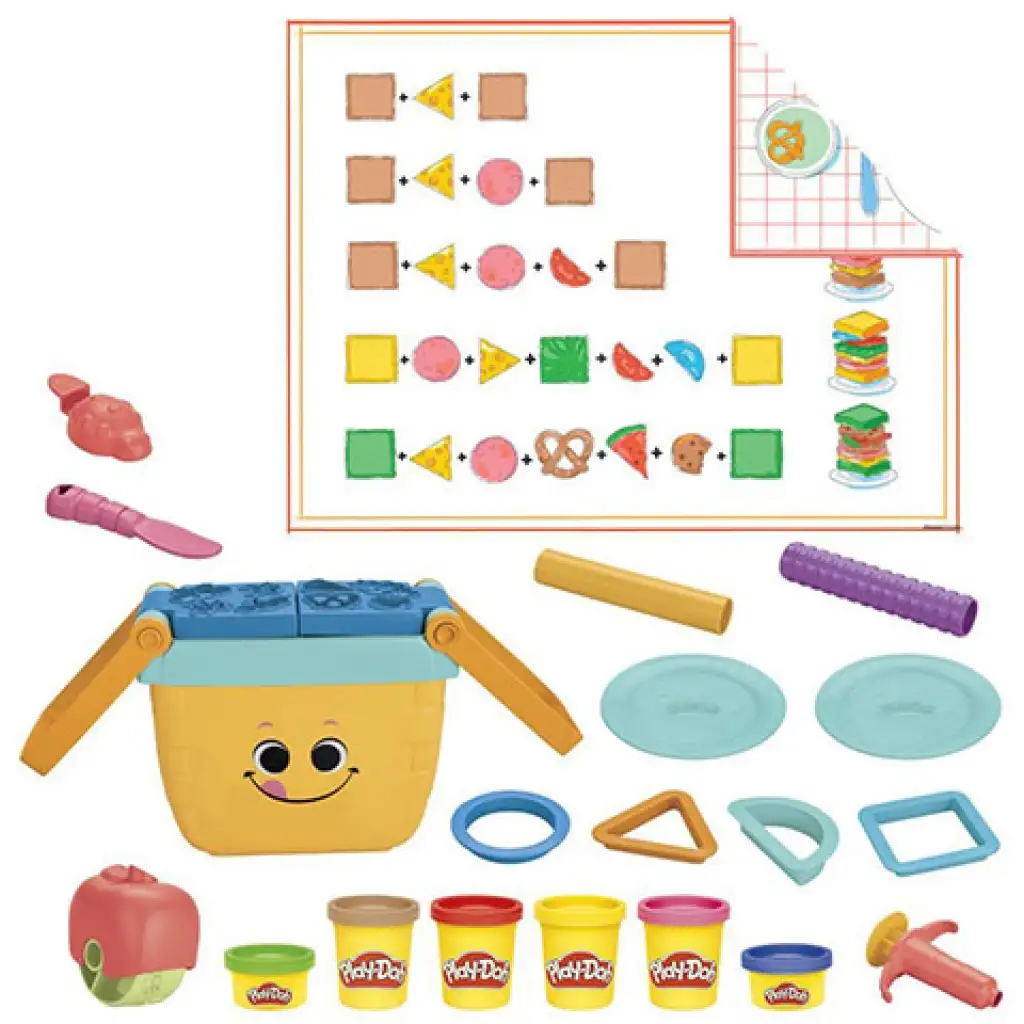 Play-Doh: Piknikes formák kezdőkészlet kiegészítőkkel - Hasbro kép 4