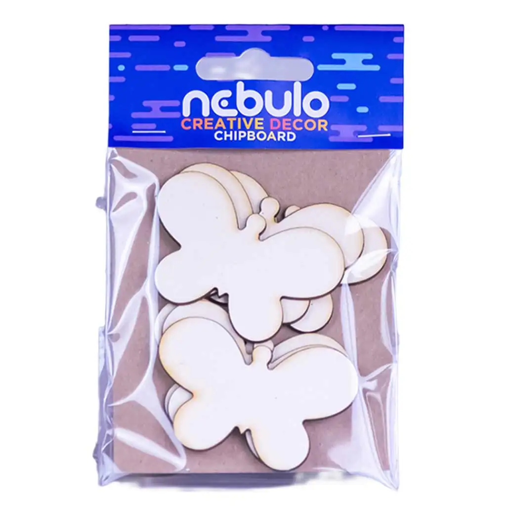Nebulo: Pillangók karton dekoráció 6db-os szett kép 1