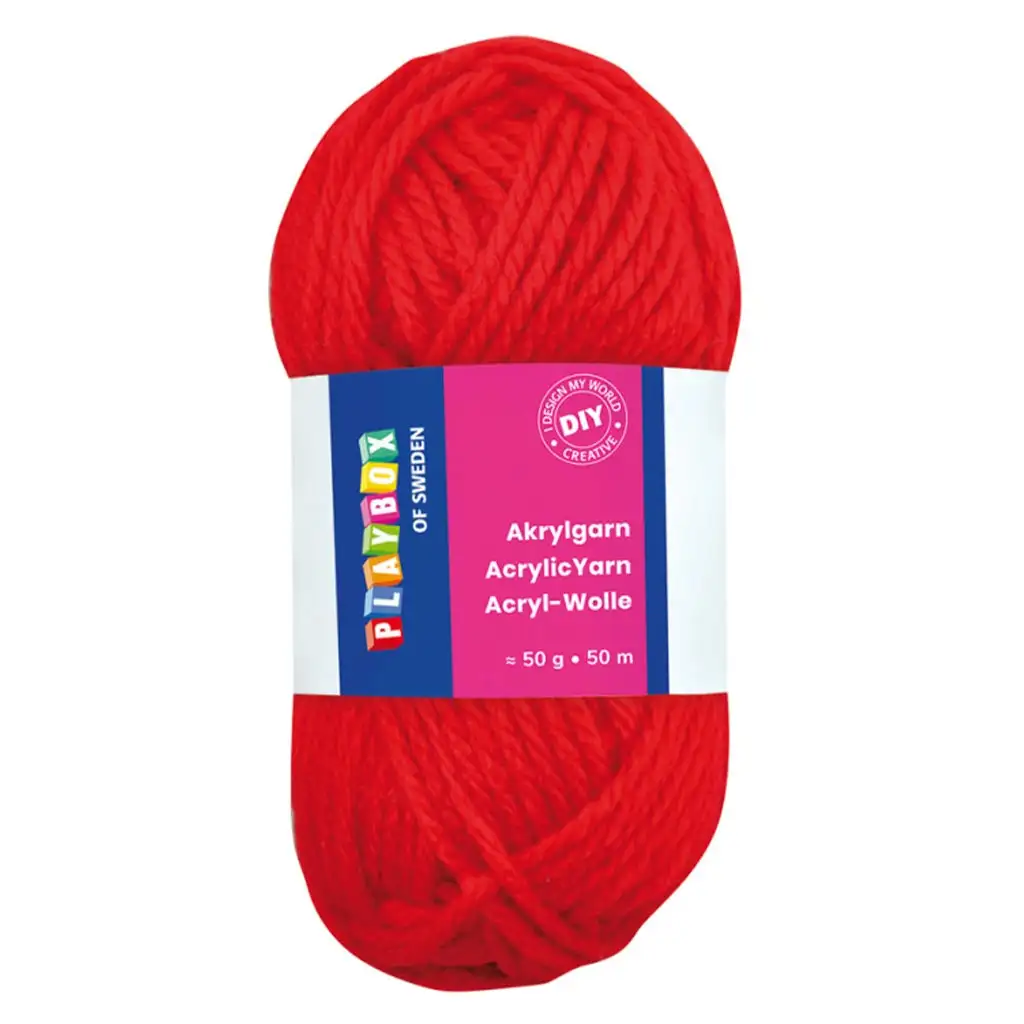 PlayBox: Akril fonal 50g piros kép 1
