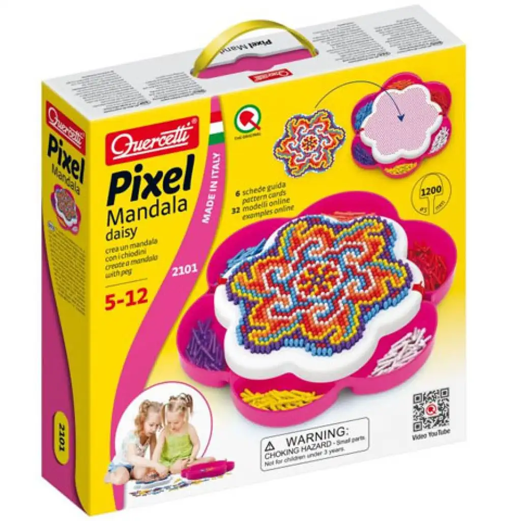 Quercetti: Pixel Daisy Mandala készítő kép 1