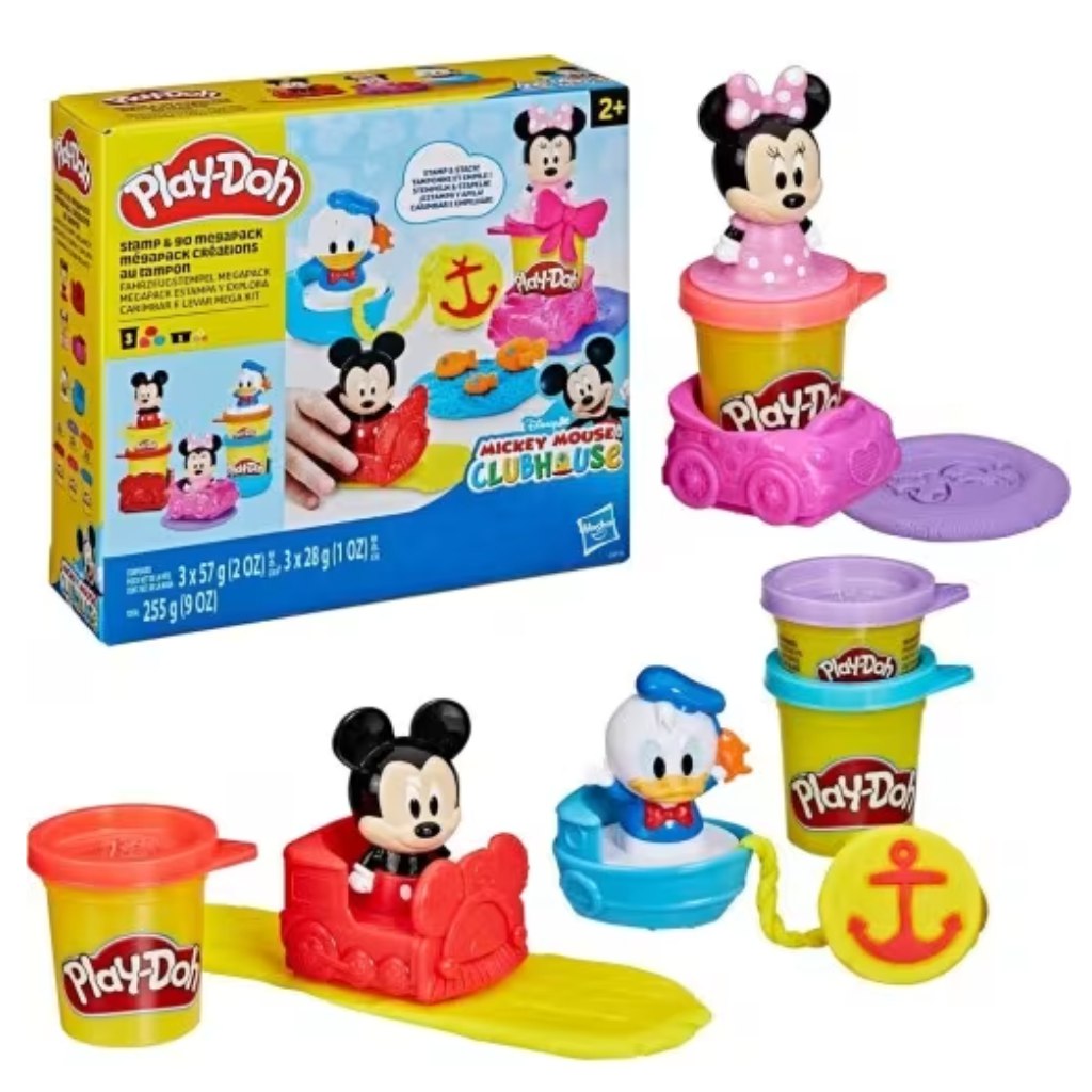 Play-Doh: Disney Jr. Stamp & Go Megapack gyurmaszett - Hasbro kép 1