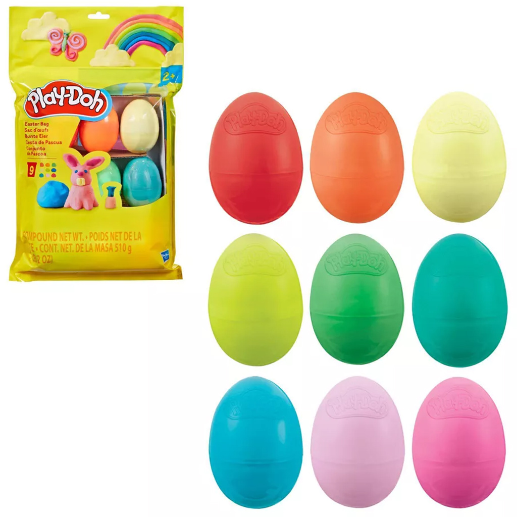 Play-Doh: Húsvéti gyurmaszett 9db színes tojással - Hasbro kép 1