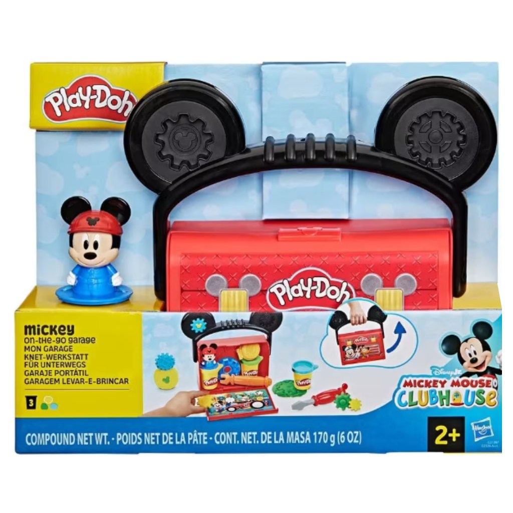 Play-Doh: Disney Jr. On-The-Go Mickey hordozható gyurmaszett - Hasbro kép 1