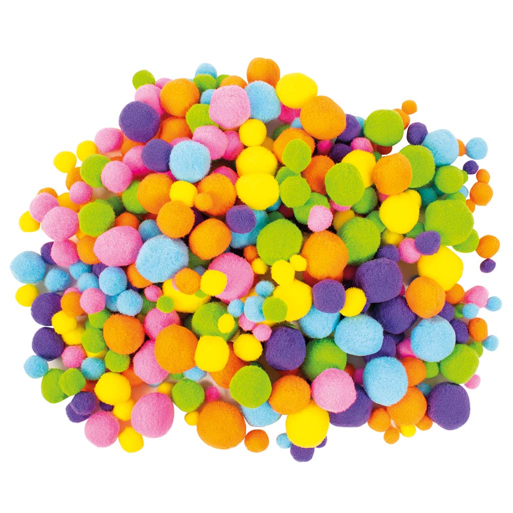 PlayBox: Pom-Pom neon színekben 500db-os csomag kép 1