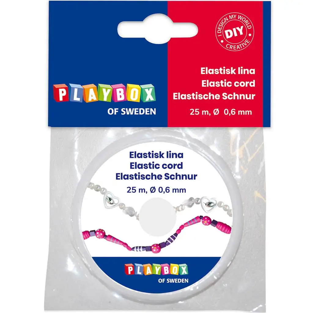 PlayBox: Átlátszó rugalmas zsinór 0,6mm 25m kép 1