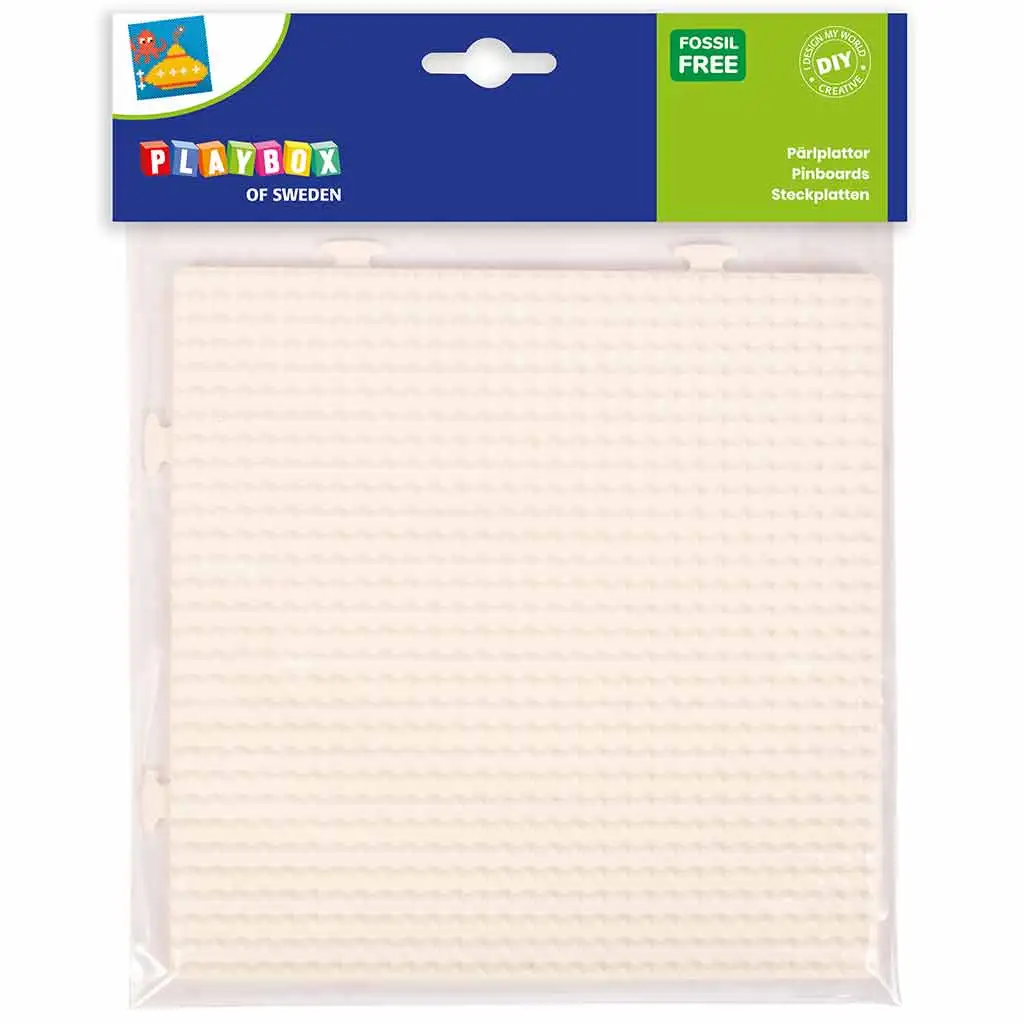PlayBox: 5mm-es MIDI bioplastic összekapcsolható alaplap 15x15cm vasalható gyöngyökhöz 1db kép 1