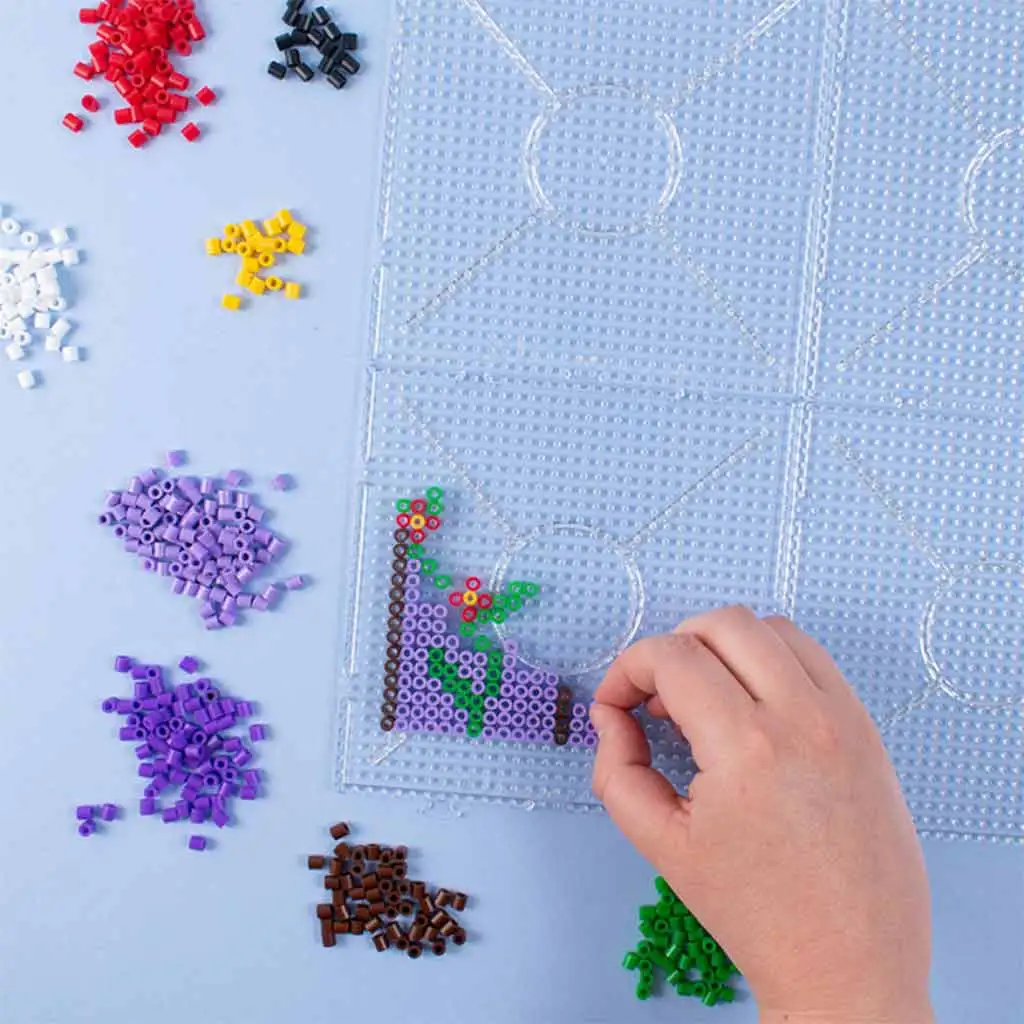 PlayBox: 5mm-es MIDI összekapcsolható alaplap vasalható gyöngyökhöz 2db-os csomag kép 2