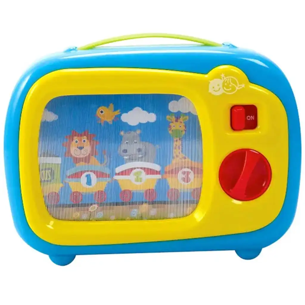 Playgo: Felhúzható, zenélő bébi TV kép 2
