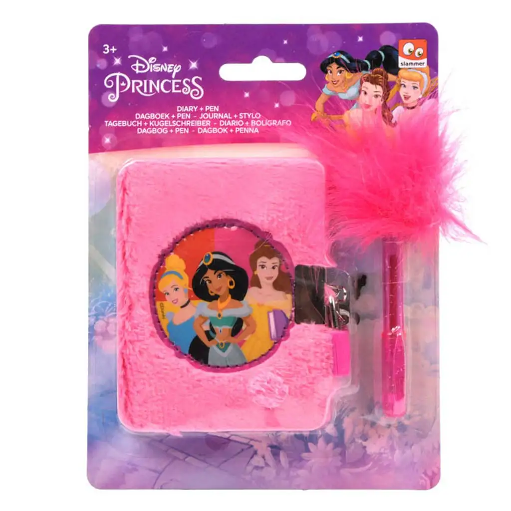 Disney Hercegnők Plüss napló tollal kép 1