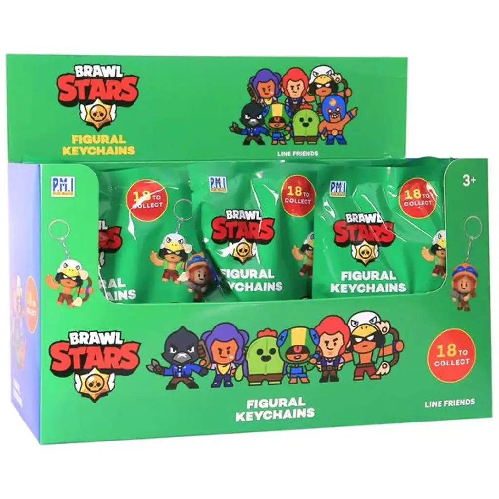 Brawl Stars gyűjthető meglepetés kulcstartó figura 1db kép 1