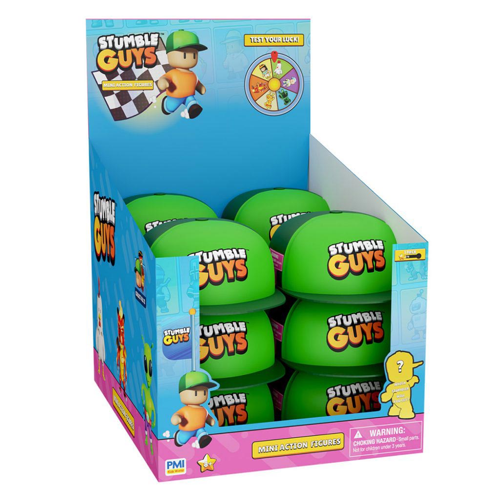 Stumble Guys meglepetés figurák sapkában 1db kép 1