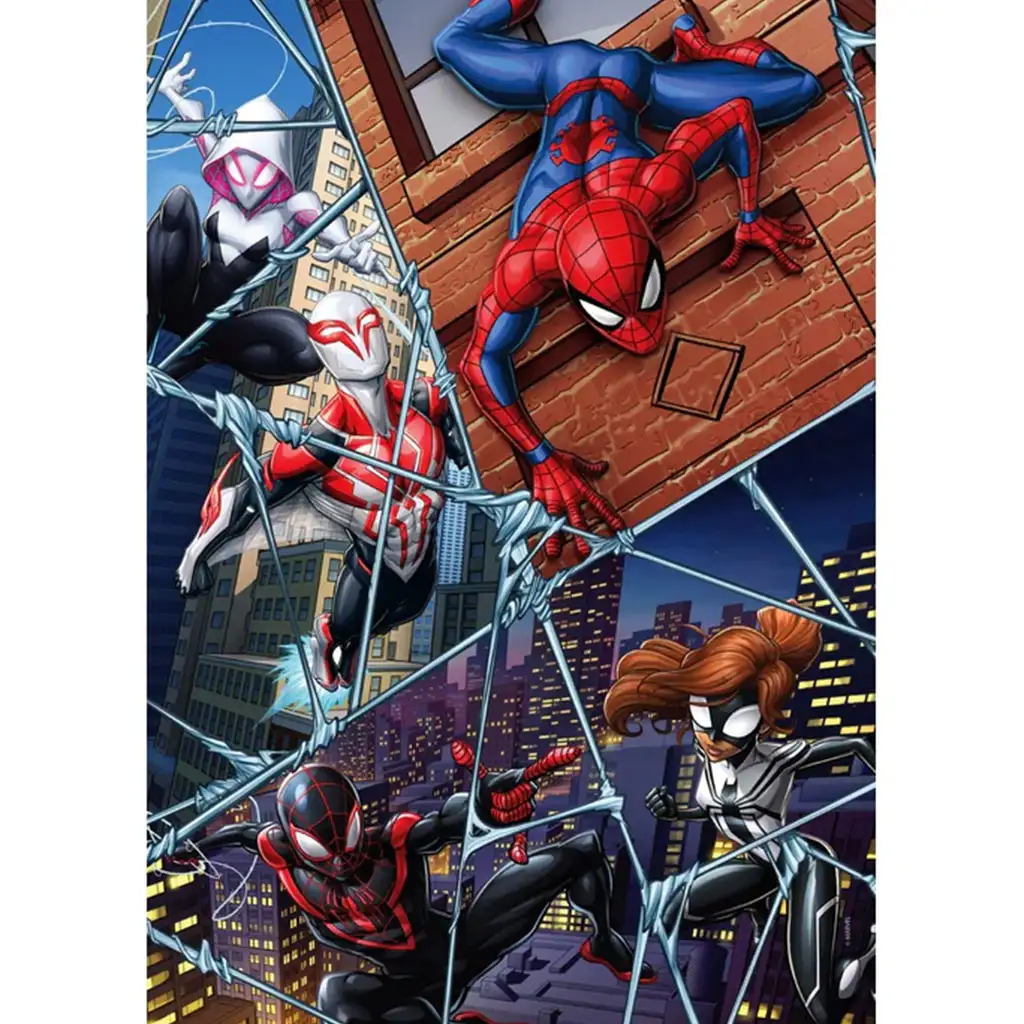 Pókember a multiverzum hősei 104db-os supercolor puzzle - Clementoni kép 2