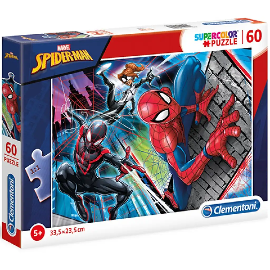 Marvel Pókember Supercolor puzzle 60db-os - Clementoni kép 1