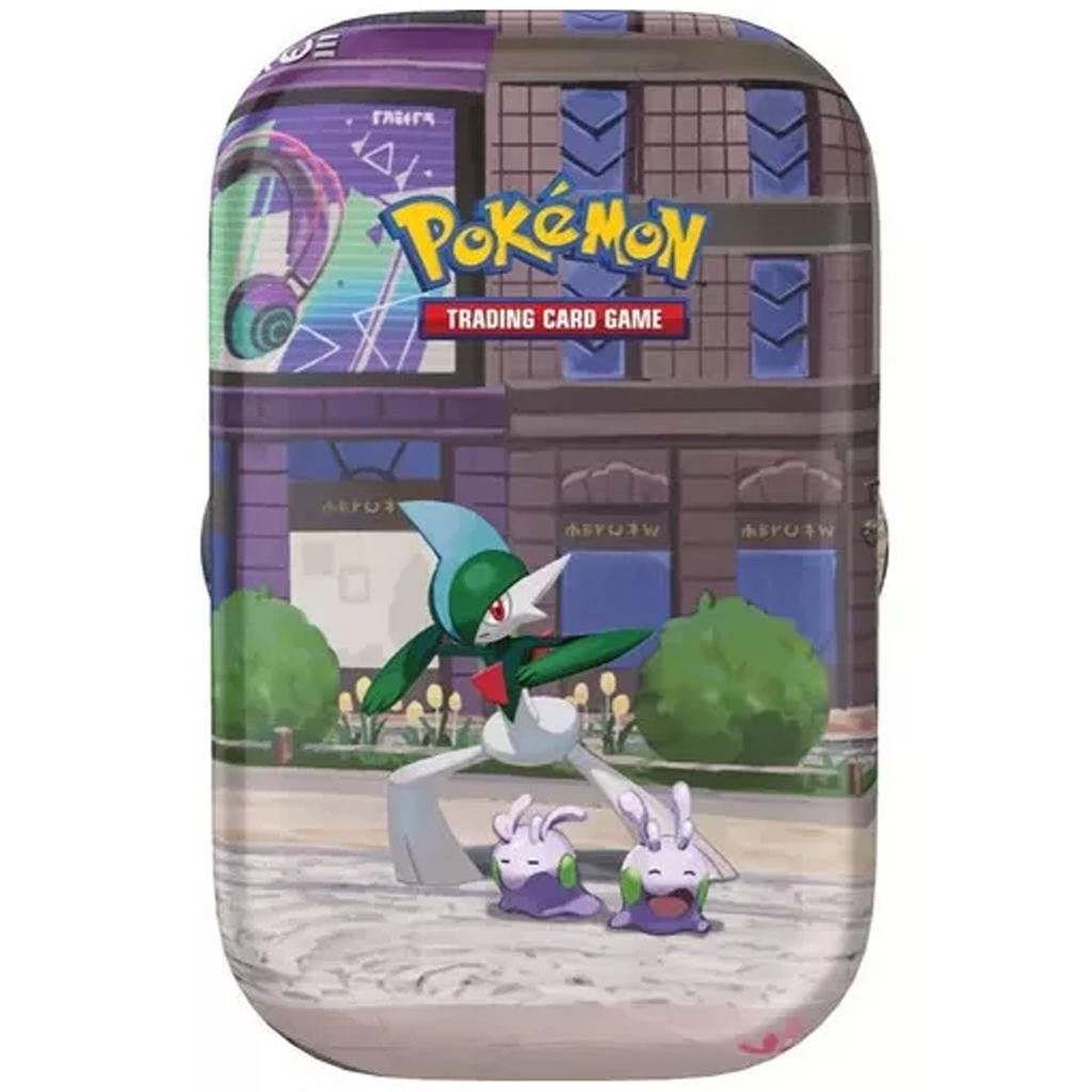 Pokémon TCG: Lumiose City Mini Tin gyűjtői kártyacsomag fém tárolóban többféle változatban 1db kép 2