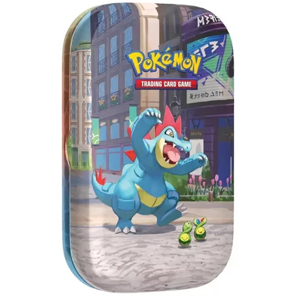 Pokémon TCG: Lumiose City Mini Tin gyűjtői kártyacsomag fém tárolóban többféle változatban 1db kép 3