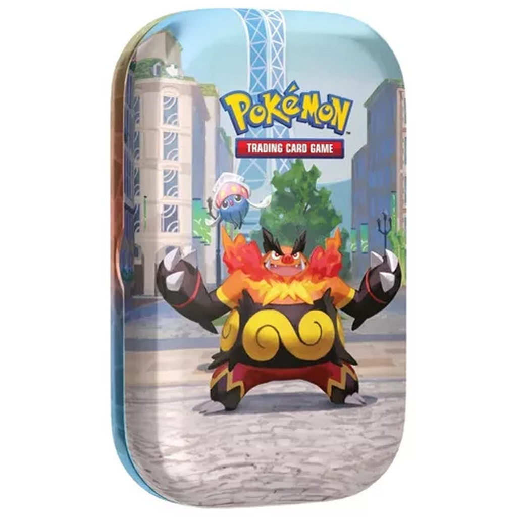 Pokémon TCG: Lumiose City Mini Tin gyűjtői kártyacsomag fém tárolóban többféle változatban 1db kép 4