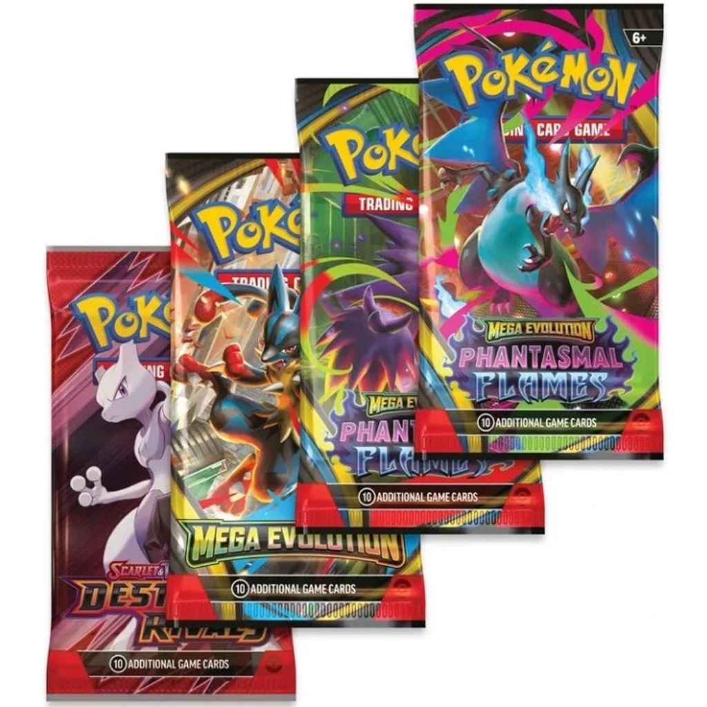 Pokémon TCG: Mega Charizard Tin kártyacsomag fém dobozban kétféle változatban 1db kép 3